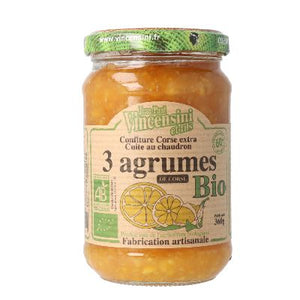 Confiture 3 Agrumes Corse 360 G