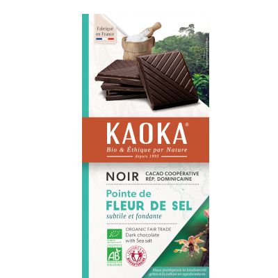 Kaoka Noir Fleur De Sel 100g